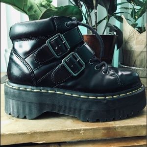 Dr Martens Jadon 8 eyelet Platform Ankle Boots